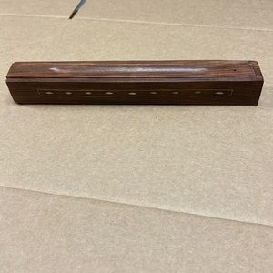Wooden incense holder